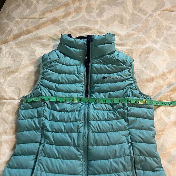 Columbia Omni-heat blue puffer‎ vest women’s small - Picture 6 of 9